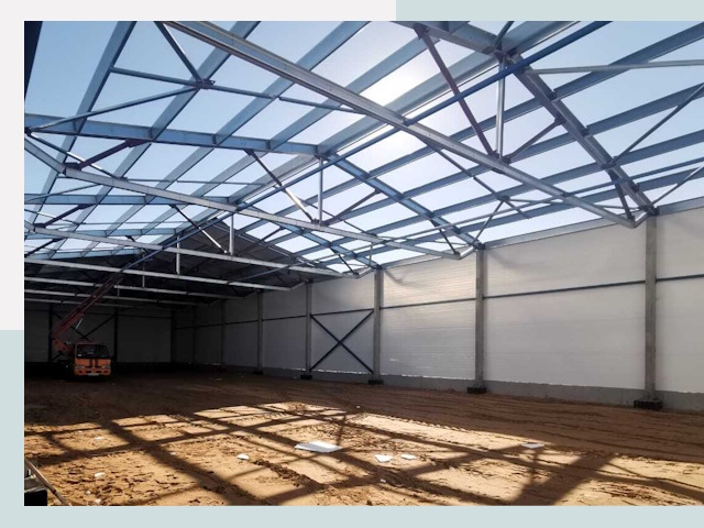 Строительство сенохранилищ в Кингисеппе