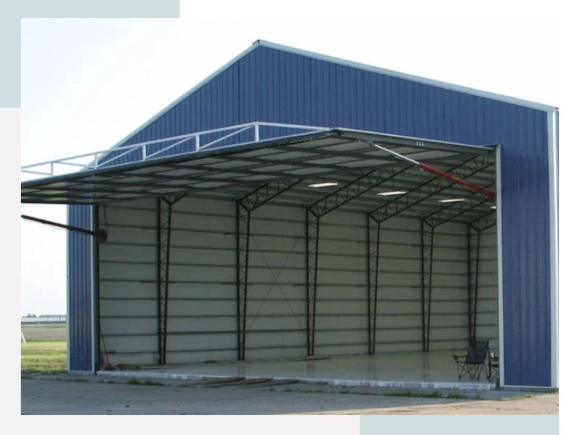 Прямо стенные ангары в Кингисеппе