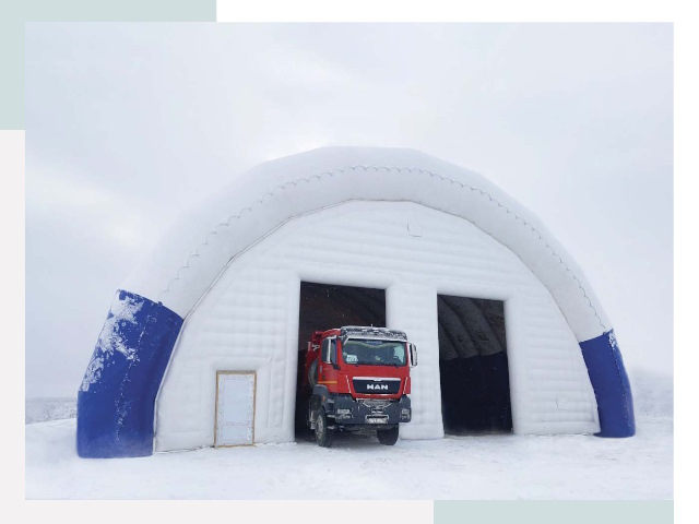 Мобильные ангары в Кингисеппе