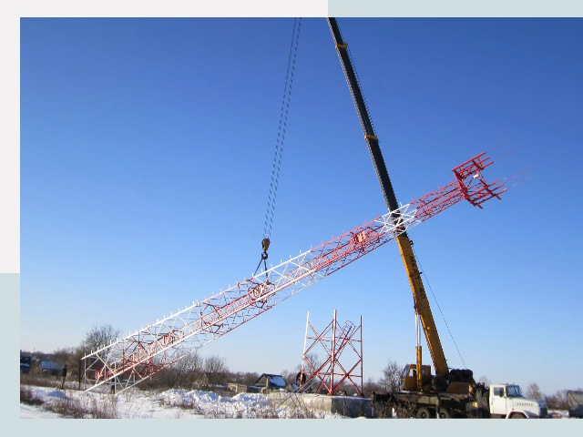 Строительство башен связи в Кингисеппе от 623 руб.