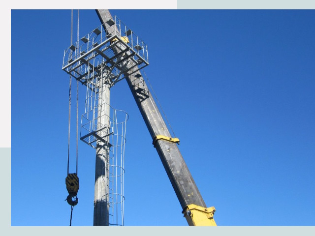 Монтаж осветительных мачт в Кингисепп от 623 руб.