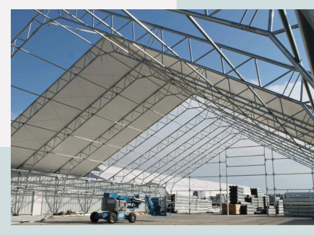 Каркасно-тентовые сооружения от СтальСтрой-Кгп по цене 623 руб.
