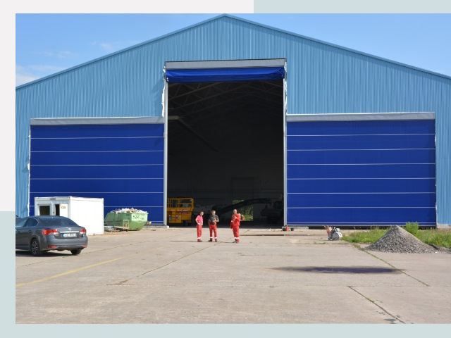 Ангарные ворота в Кингисепп от СтальСтрой-Кгп по цене 623 руб.