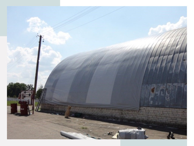 Ремонт ангаров в Кингисеппе