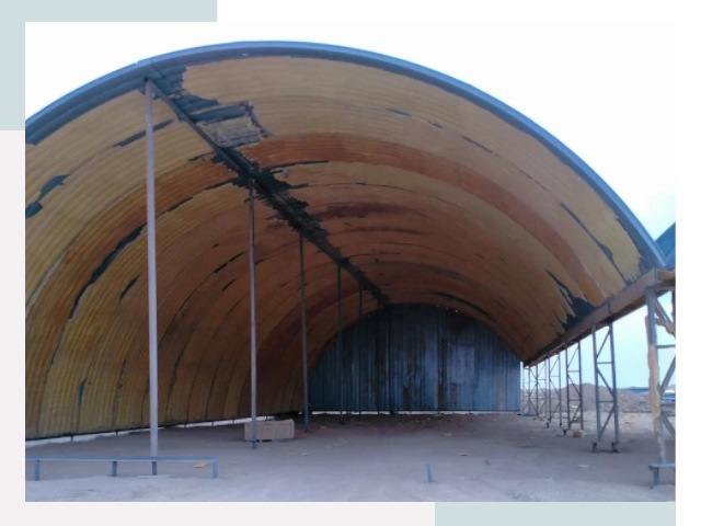 Реконструкция ангаров в Кингисеппе