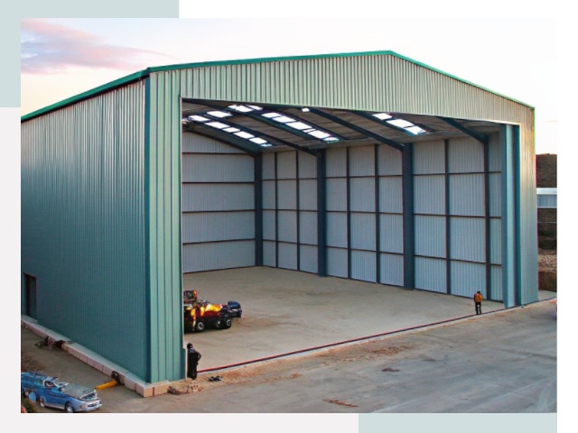 Строительство ангаров в Кингисеппе